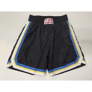 Diesel Boxing/Swim Shorts Men's Size Large Black Striped Rare‎ Mesh Lined
